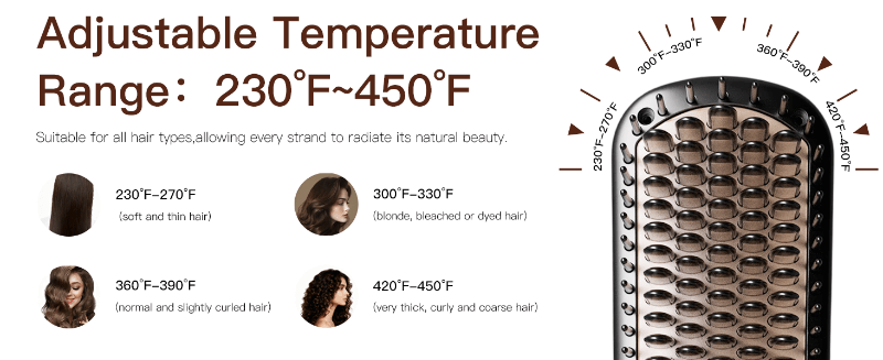hair straightener brush