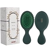 RHOS Mini Hair Brush for Women,Men and Kids-Travel Size Hair Brush for Purse,Pocket,backpack-Smal...