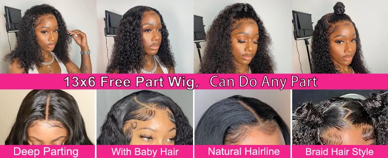 can do free/ middle/ side part easily.