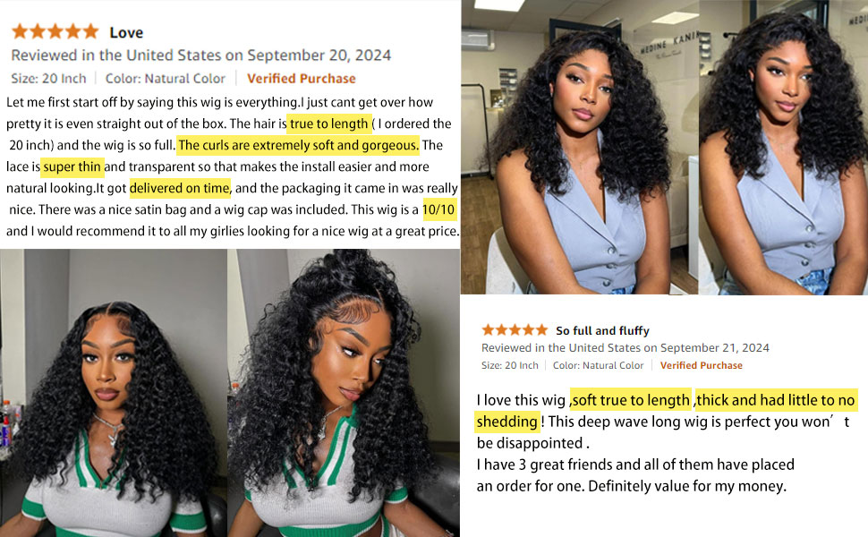 deep wave lace front wigs human hair 13x4 wigs human hair