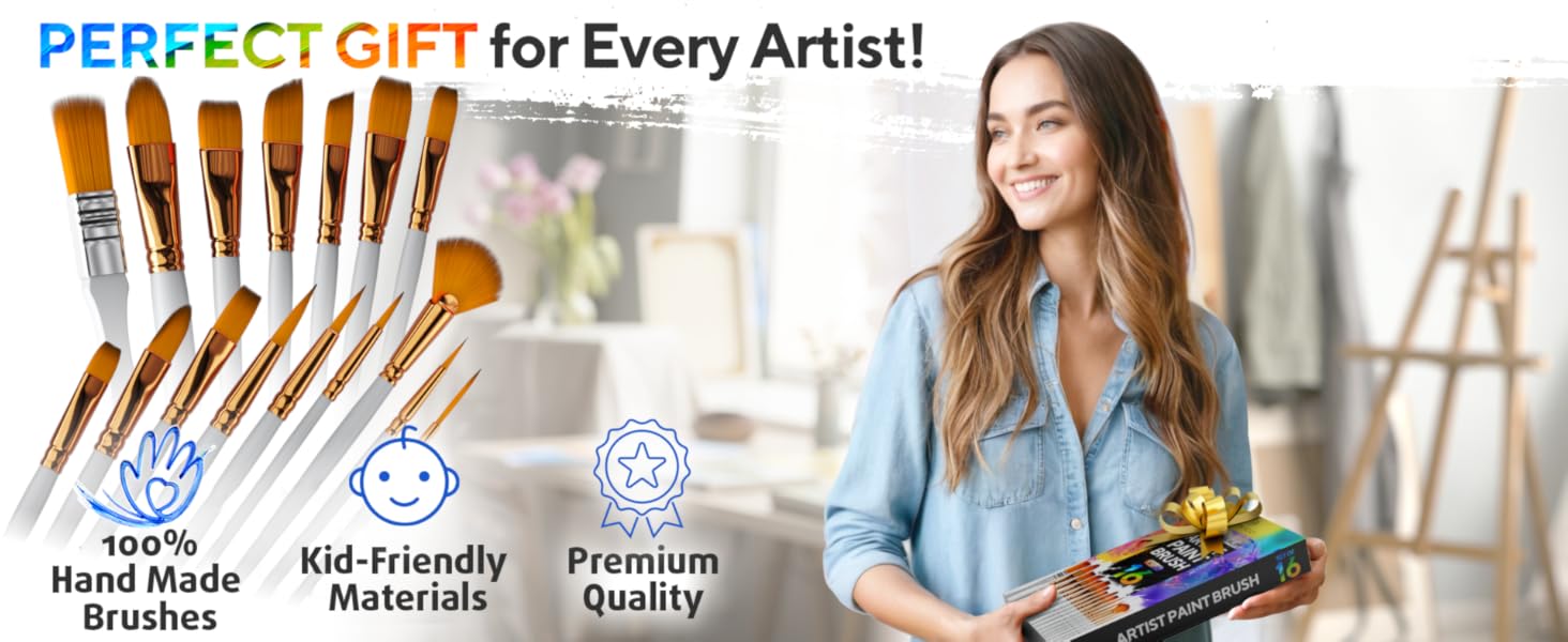 Paint Brushes - Perfect gift for every Artist!