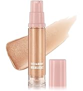 AIUEO Liquid Highlighter Makeup Glitter Contour Makeup Shimmer Oil for Face & Body,Long Lasting H...