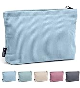 MAANGE Cosmetic Bags for Women Small Makeup Bag for Purse Corduroy Makeup Pouch Travel Makeup Bag...