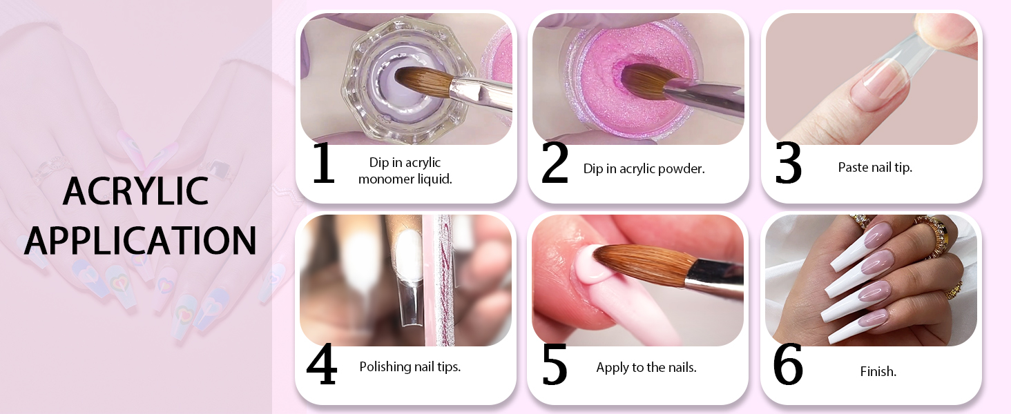 acrylic nail brush