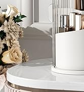 rotating makeup brush holder