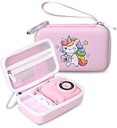 worfty Kids Instant Print Camera Case for ESOXOFFORE HD Digital Video Cameras Toddler, Carrying C...