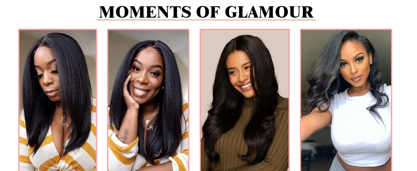 clip in hair extensions for black women