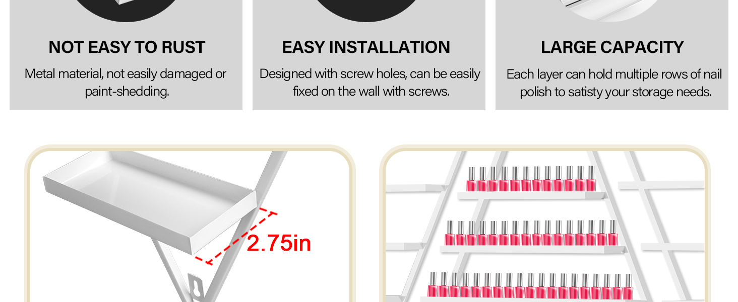 nail polish display rack