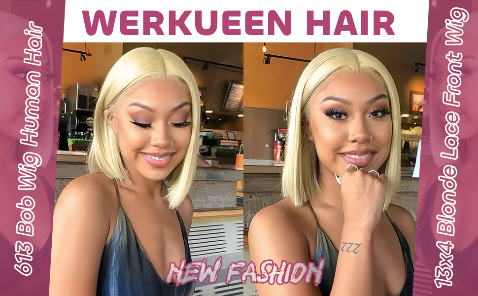 Blonde Bob Wig Human Hair