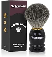 Pure Badger Bristle Shaving Brush Wood Crafted Handle Shave Brush for Men, Beard Hair Shaving bru...