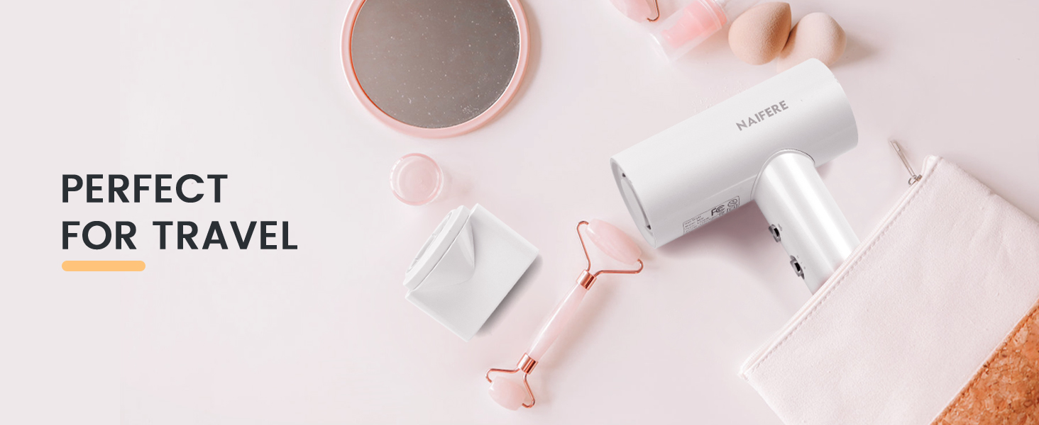 NAIFERE Travel Hair Dryer