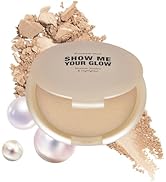 Elizabeth Mott Show Me Your Glow 2-in-1 Powder Highlighter Makeup and Shimmer Eye Shadow - Natura...