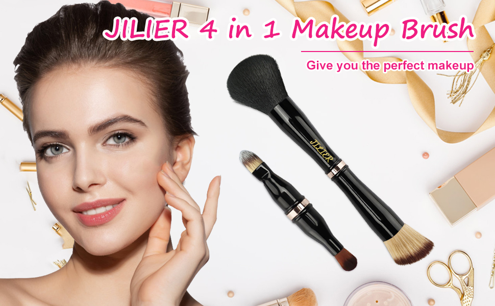4 in 1 Makeup Brush Set