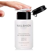 Nailshion Nail Polish Remover Non-acetone, 5-10s Fast Remover for Regular Nail Polishes, Reusable...