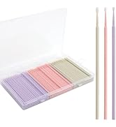 300 pcs Disposable Micro cotton swabs, Micro Applicator Brush,Micro Swabs For Eyelash Extensions,...