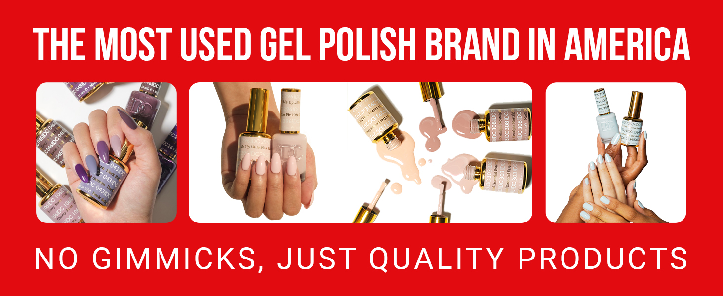 The Most used gel polish Brand in America