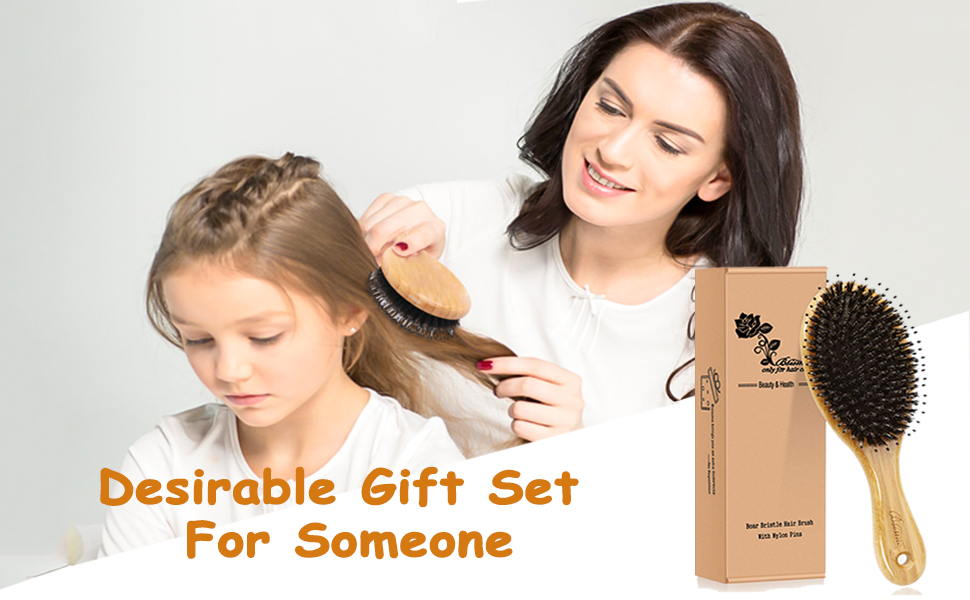 hair brush gift set
