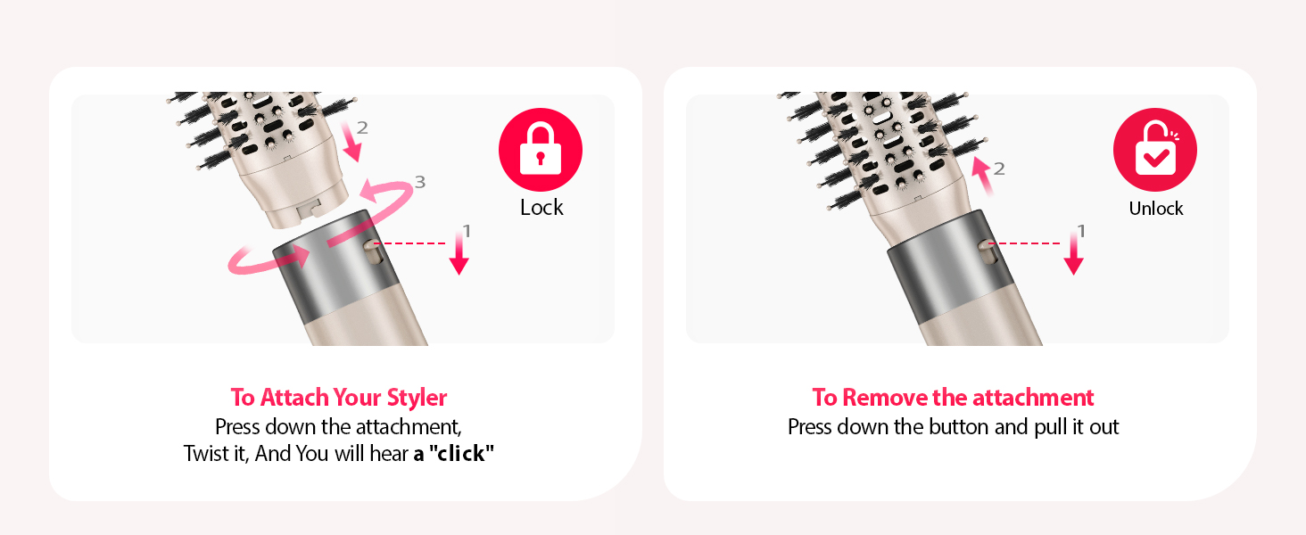 rotating hair dryer brush