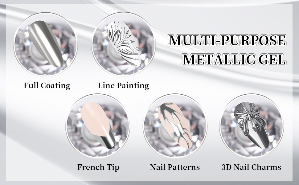 metallic gel
