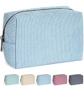 MAANGE Cosmetic Bags for Women Small Makeup Bag for Purse Corduroy Makeup Pouch Travel Makeup Bag...