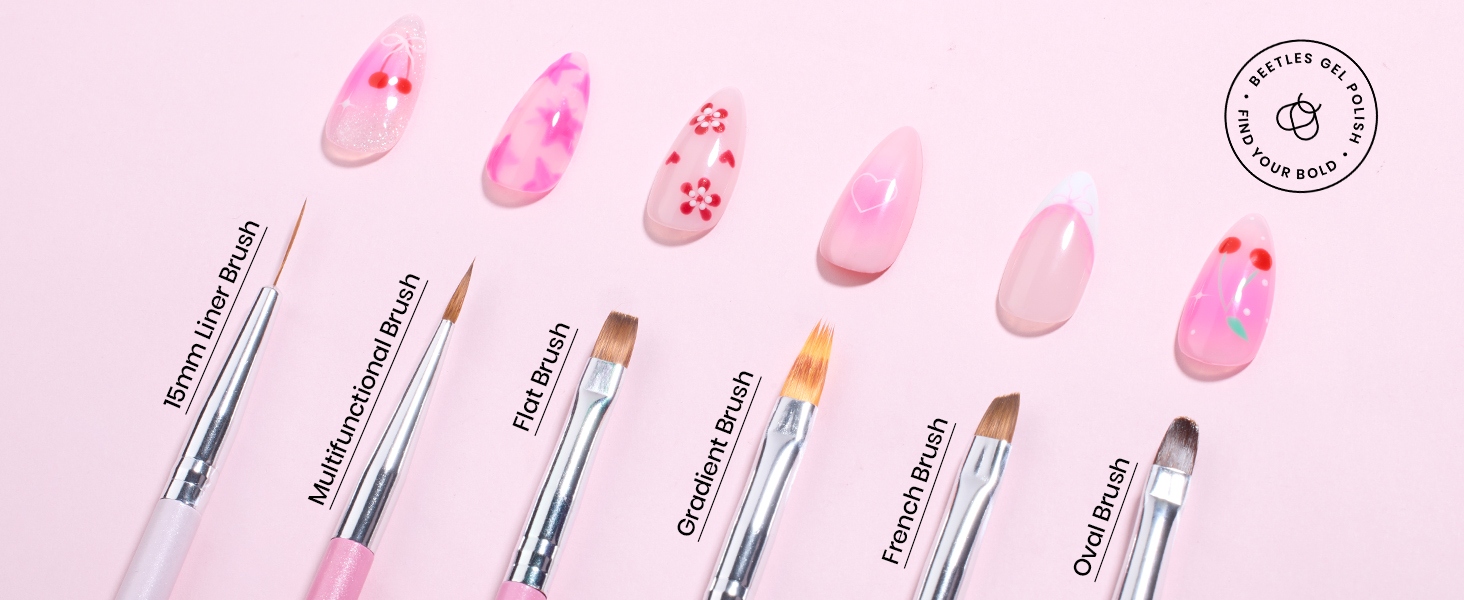 Nail Art Brushes Set