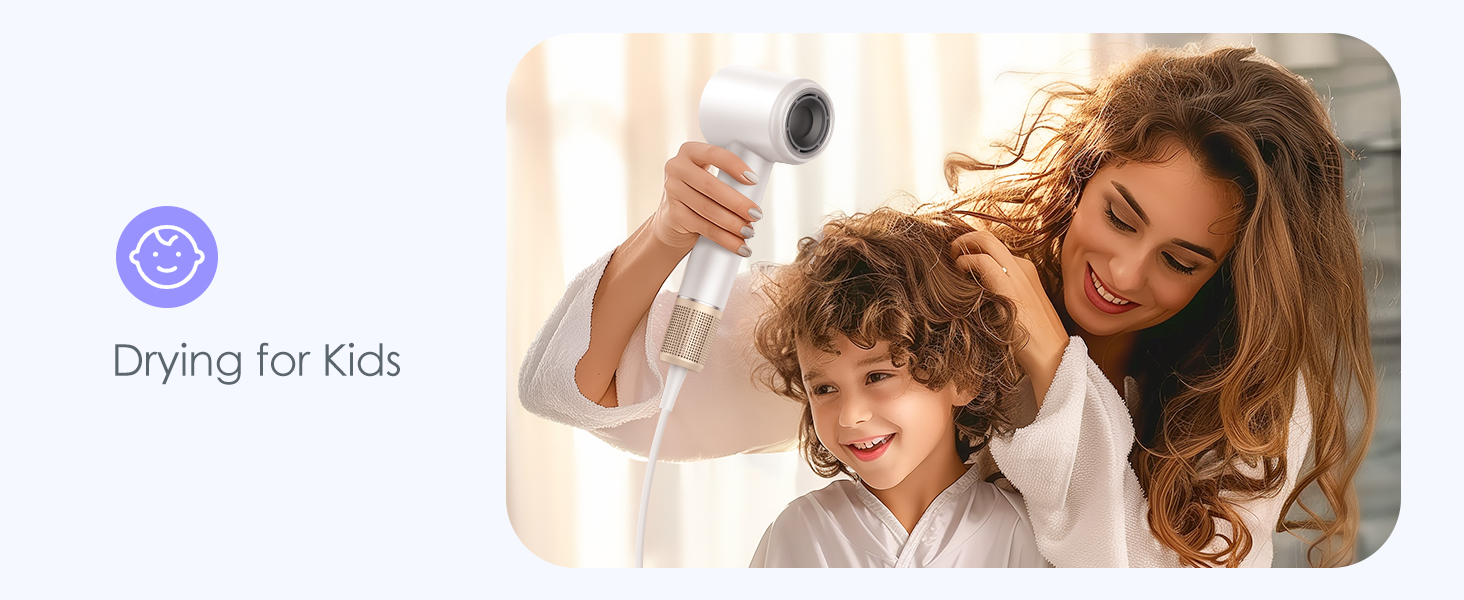 Hair Dryer Diffuser with Ionic Blow Dryer for Women