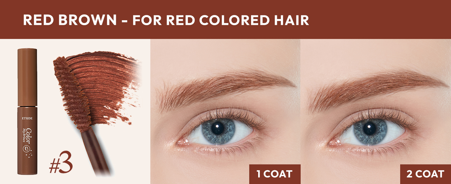 red brown - For red colored hair