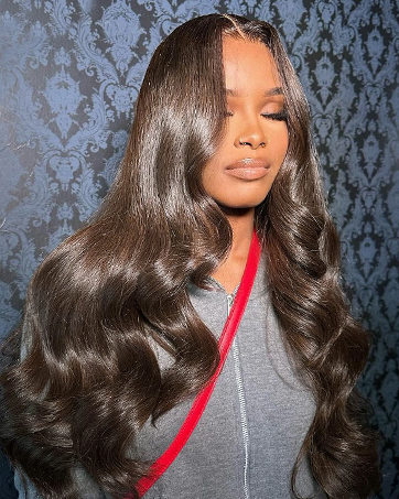 13x6 Chocolate Brown Body Wave Lace Front Wigs
