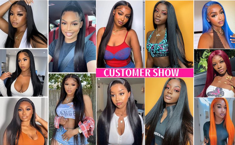 13x4 straight lace front wig