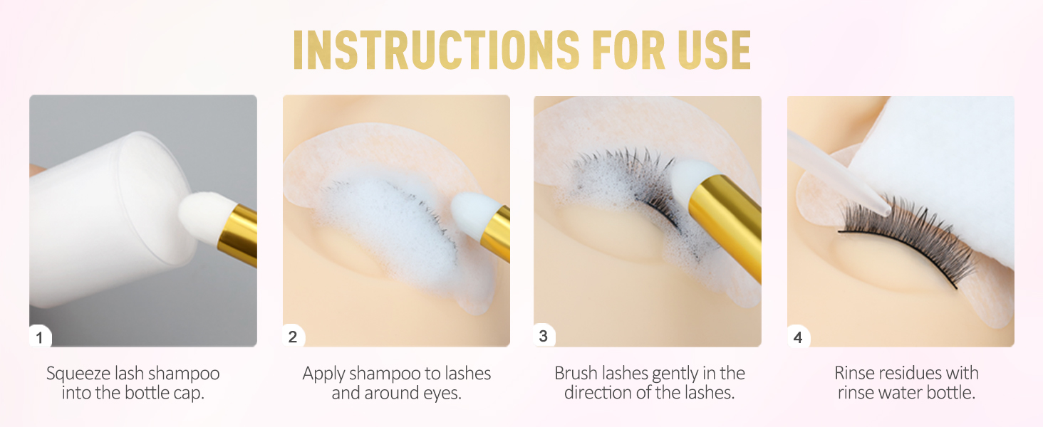 lash shampoo