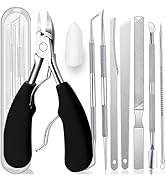 10-Pack Ingrown Toenail Tool, Toenail File and Lifters, Professional Surgical Stainless Steel Ing...