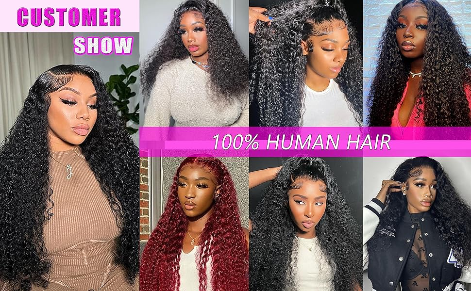 curly fronal wig human hair wigs for black women, culry wig, deep wave frontal wigs human hair