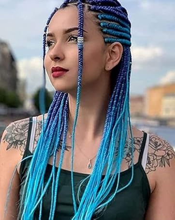ombre braiding hair
