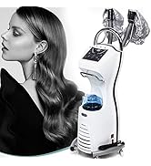 7 in 1 Professional Stand Hair Steamer, 360°Roll Orbiting Rollerball Hair Dryer, Hair Color Proce...
