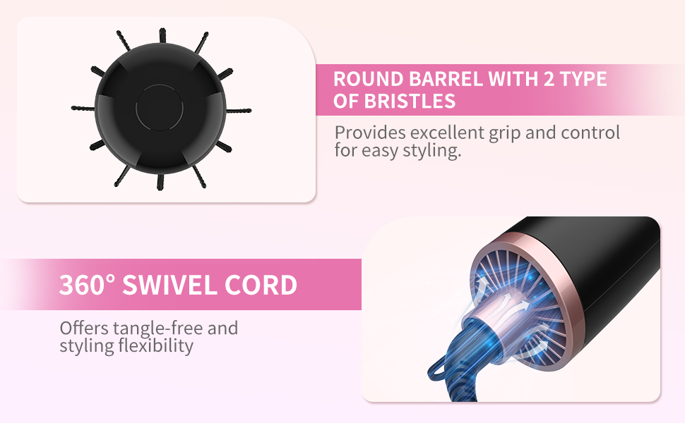 rotating blow dryer brush