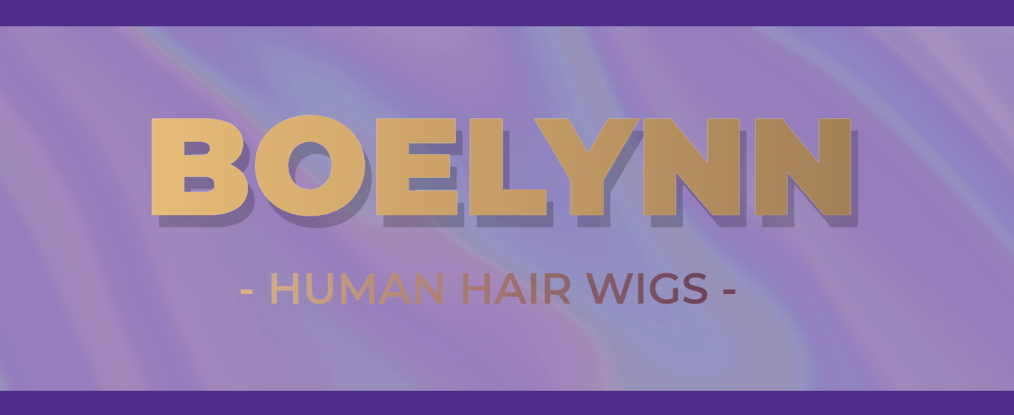 BOELYNN HUMAN HAIR WIGS