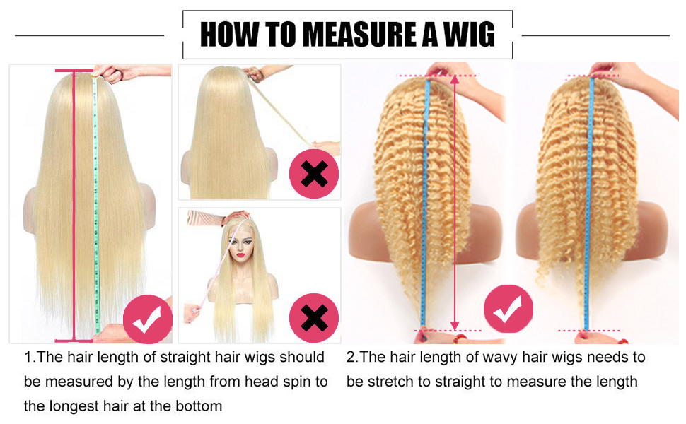 blonde human hair wig