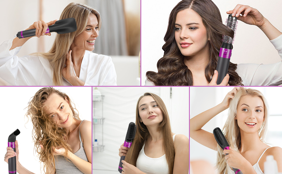 tymo hair straightener brush,heat brush,shark smooth style brush,blow out brush,curling brush