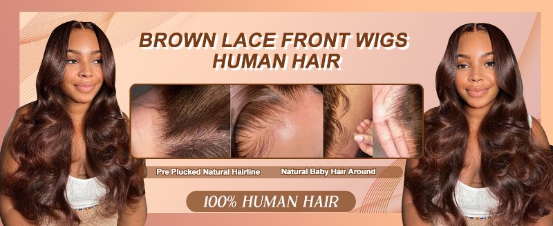 chocolate brown lace front wig