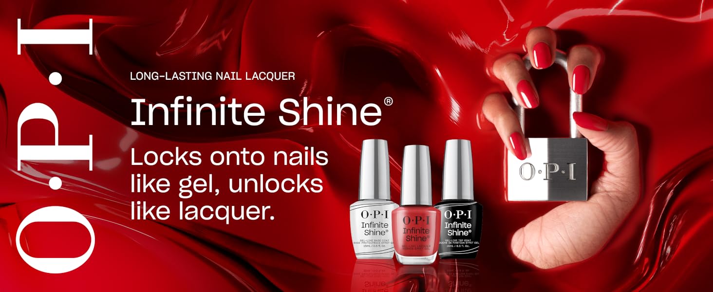 OPI Infinite Shine Long Lasting Nail Polish Gel-like Shine 11 Days of Wear No Lamp Curing Needed
