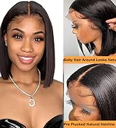 straight bob wigs 10inch
