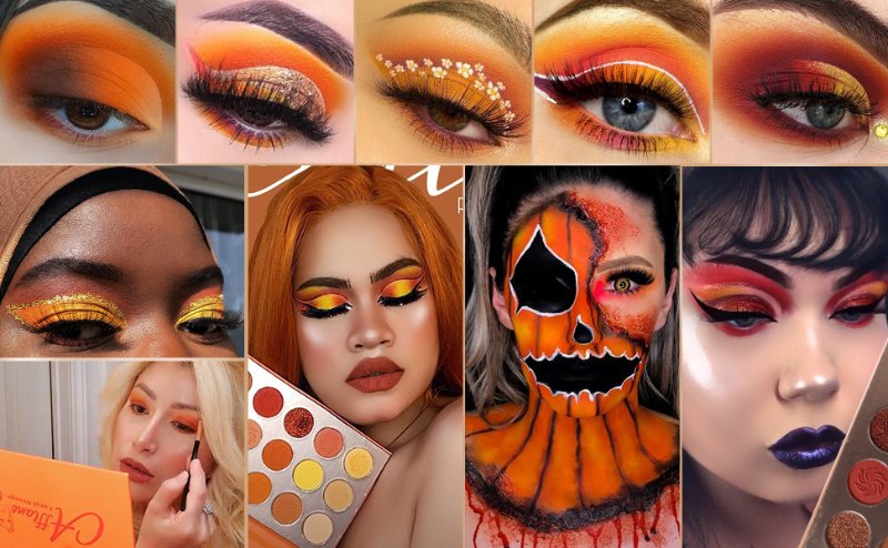 bloggers of makeup eyeshadow palette red nude orange yellow palettes