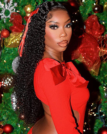13x4 Deep Wave Lace Front Wigs Human Hair HD 180 Density Deep Curly Lace Front Wigs for Women