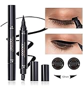 docolor Eyeliner Stamp Double-sided Liquid Winged Eye Liner Pen Waterproof Smudgeproof Long Lasti...