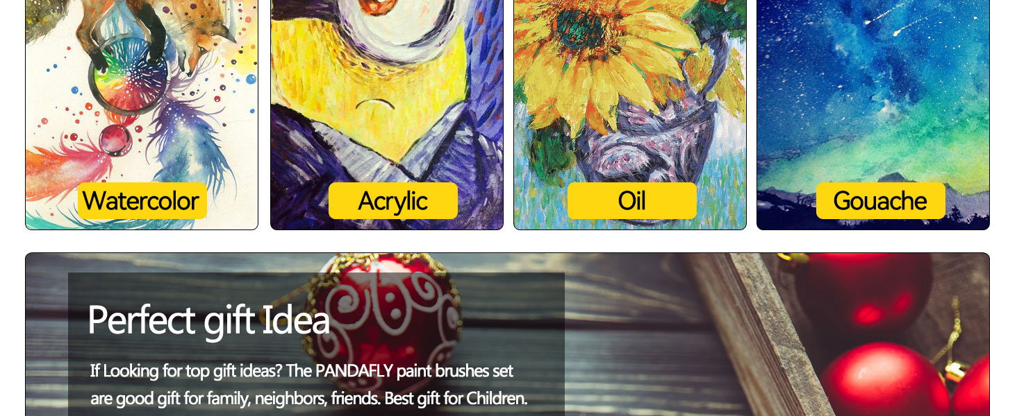 Detail Paint Brushes Set