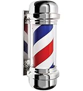Pibbs 148 Original Salon Barber Pole with Light for Barbers & Barber Shops, PIB-148