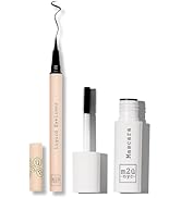 M2U NYC Mini Mascara & Liquid Eyeliner Pen - Smudge-Proof & Waterproof, Vegan Makeup Bundle for W...