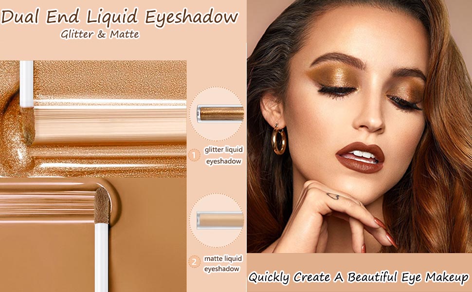 matte Liquid eyeshadow glitter Liquid eyeshadow 