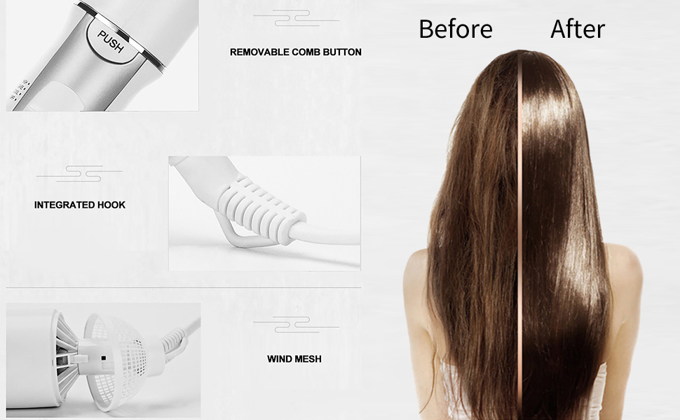 Hair Dryer Brush Blow Comb