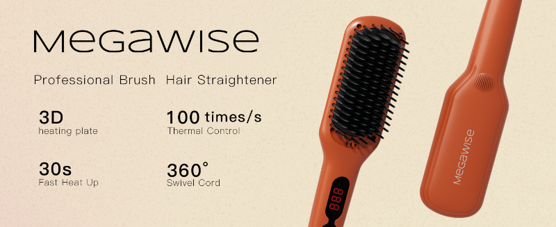 hair straigtener brush
